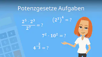 Potenzgesetze Aufgaben