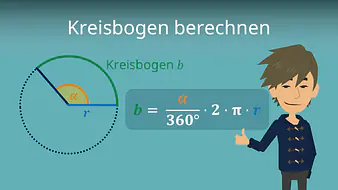 Kreisbogen und Kreisausschnitt