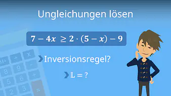 Ungleichungen lösen