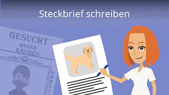 Steckbrief schreiben
