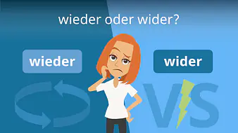 wieder oder wider?