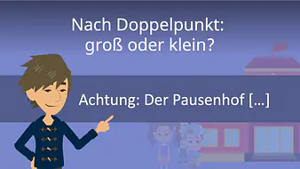 Nach Doppelpunkt: groß oder klein?