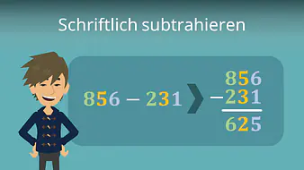 Schriftlich subtrahieren