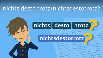 nichts desto trotz / nichtsdestotrotz?