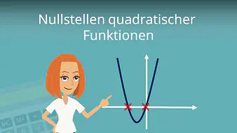 Nullstellen berechnen quadratische Funktion
