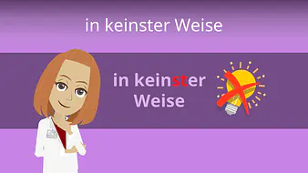 in keinster Weise