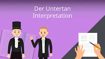 Der Untertan - Interpretation