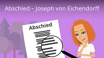 Abschied - Joseph von Eichendorff