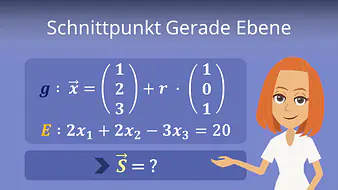 Schnittpunkt Gerade Ebene