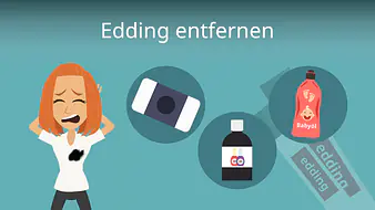Edding entfernen