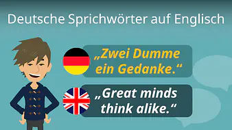 Deutsche Sprichwörter auf Englisch