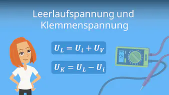 Leerlaufspannung und Klemmenspannung