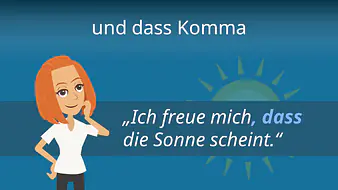 und dass Komma
