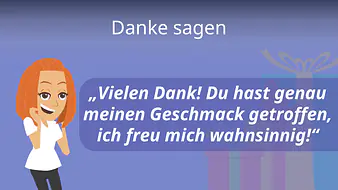 Danke sagen
