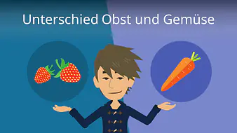 Unterschied Obst und Gemüse