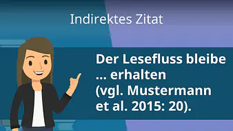 Indirektes Zitat