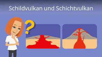 Schildvulkan und Schichtvulkan