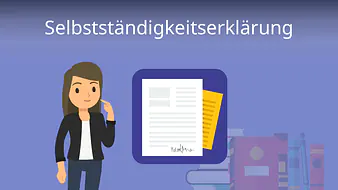 Selbstständigkeitserklärung