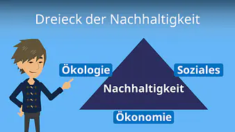 Dreieck der Nachhaltigkeit