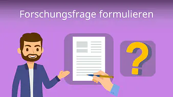 Forschungsfrage formulieren