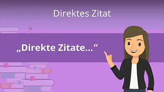 Direktes Zitat