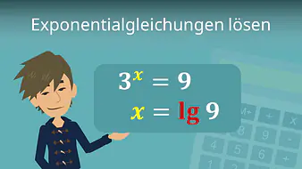 Exponentialgleichungen lösen