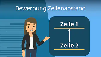 Bewerbung Zeilenabstand