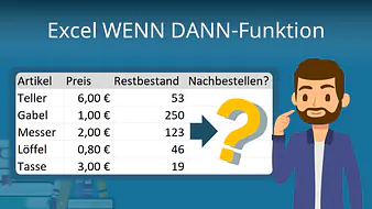Excel WENN DANN-Funktion