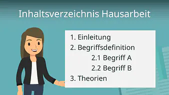 Inhaltsverzeichnis Hausarbeit