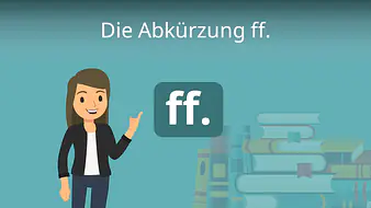 Die Abkürzung ff.