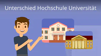 Unterschied Hochschule Universität