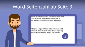 Word Seitenzahl ab Seite 3