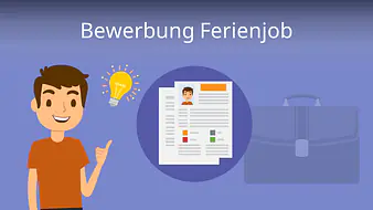 Bewerbung Ferienjob