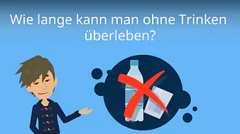 Wie lange kann man ohne Trinken überleben?