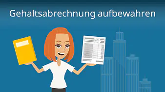 Gehaltsabrechnung aufbewahren