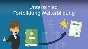 Unterschied Fortbildung Weiterbildung