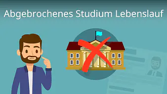 Abgebrochenes Studium Lebenslauf