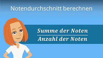 Notendurchschnitt berechnen