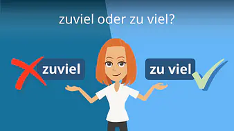 zuviel oder zu viel?