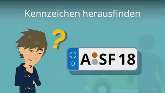 Kennzeichen herausfinden